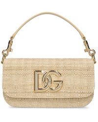 Dolce & Gabbana - 3.5 ラフィアトップハンドルバッグ - Lyst