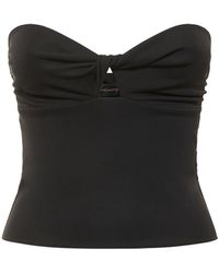 ANDAMANE - Lucille Strapless Stretch Jersey Top - Lyst