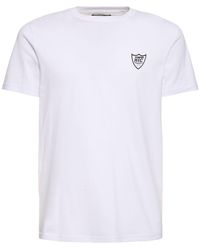 HTC - Small Logo Print Cotton Jersey T-shirt - Lyst
