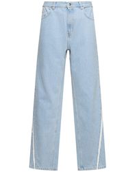 Axel Arigato - Studio Stripe Cotton Denim Jeans - Lyst