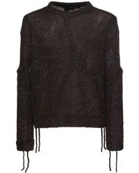 ANDERSSON BELL - Colbine Mohair Blend Crewneck Sweater - Lyst