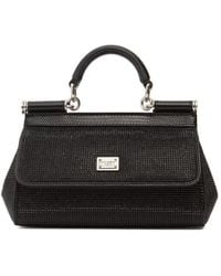 Dolce & Gabbana - Micro Sicily Elongated Leather Bag - Lyst
