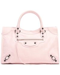 Balenciaga - Medium Le City Arena Storico Leather Bag Petal Unique - Lyst