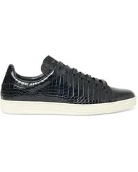 Tom Ford - Sneakers low top warwick stampa coccodrillo - Lyst