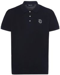 DSquared² - Polo tennis fit in cotone - Lyst