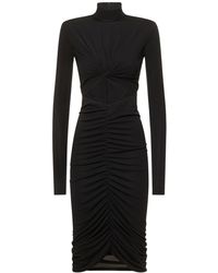 ANDAMANE - Kim Stretch Jersey Cutout Midi Dress - Lyst