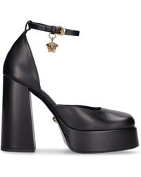 Versace - Zapatos de tacón de piel con plataforma 120mm - Lyst