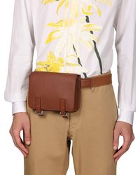 Loewe Gürteltasche Aus Narbleder - Braun