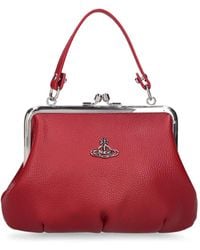 Vivienne Westwood - Granny Frame Grained Faux Leather Bag - Lyst