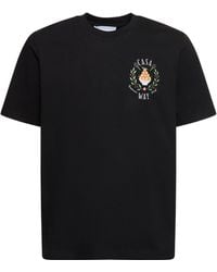 Casablancabrand - Lvr exclusive - t-shirt en coton casa way - Lyst