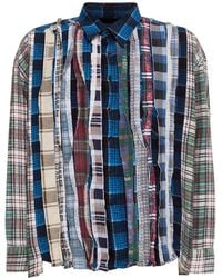 Needles - Ribbon Cotton Flannel Shirt - Lyst