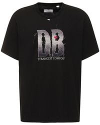 Doublet - T-shirt Aus Baumwolle Mit Logo "db" - Lyst