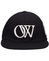 Off-White c/o Virgil Abloh - Cappello baseball boxy fit in cotone - Lyst