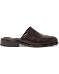 Lemaire - Square Leather Mules - Lyst