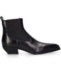 Alexander Wang - 40Mm Slick Leather Ankle Boots - Lyst