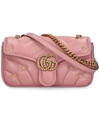 Gucci - Small gg Marmont Leather Shoulder Bag - Lyst