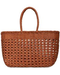 Dragon Diffusion - Cannage Kanpur Leather Basket Bag - Lyst