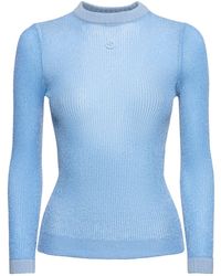 Gucci - Extra Fine Tech Knit Crewneck Sweater - Lyst