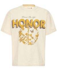 Honor The Gift T-shirt Aus Baumwolljersey Mit Druck - Weiß