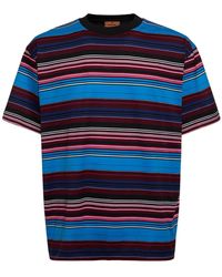 Missoni - Striped Cotton Jersey T-shirt - Lyst