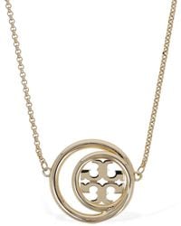 Tory Burch - Miller Double Ring Collar Necklace - Lyst