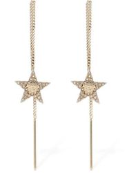 Versace - Star & Crystal Medusa Earrings - Lyst