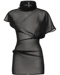 Rick Owens - Lilith Sheer Top - Lyst