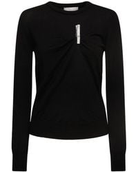 Coperni - Damen Strickpullover Mit Wäscheklammer - Lyst
