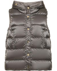 Max Mara - Josft Quilted Reversible Hooded Vest - Lyst