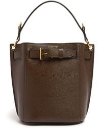 Tom Ford - Mini Audrey グレインレザーバケットバッグ - Lyst