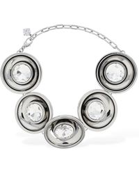 Area - Collar choker con medalllones con cristales - Lyst