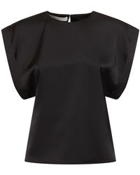 Philosophy Di Lorenzo Serafini - Satin Crewneck Top - Lyst