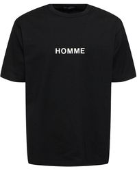 Comme des Garçons - Camiseta de algodón estampado con logo - Lyst