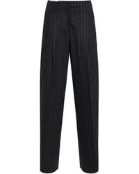 Golden Goose - Journey Wide Leg Wool Blend Pants - Lyst