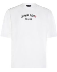 DSquared² - Milano Printed Cotton T-Shirt - Lyst