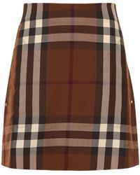 Burberry Mini skirts for Women | Online Sale up to 68% off | Lyst