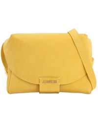 Jacquemus Gürteltasche Aus Wildleder "le Sac Manosque" - Gelb