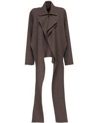 Lemaire Veste En Laine Feutrée - Gris