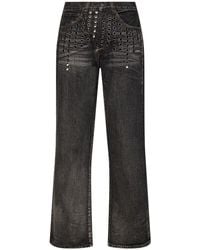 Jaded London - Jeans rectos con ojales - Lyst