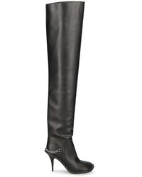 Stella McCartney - 95Mm Faux Leather Over-The-Knee Boots - Lyst