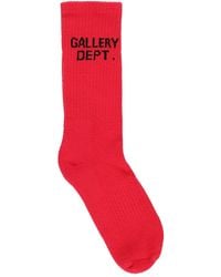 GALLERY DEPT. Socken Aus Baumwollmischung Mit Logo - Rot