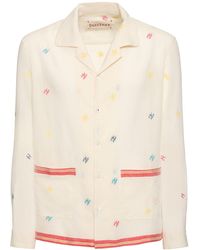 BAZISZT - Embroidered Cotton Shirt - Lyst