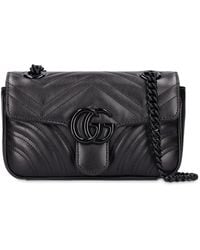 Gucci - GG Marmont Mini-Tasche aus Matelassé-Leder - Lyst