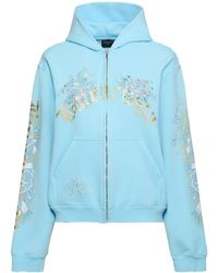 Balenciaga - Femme Sweat-Shirt Zippé En Coton À Capuche - Lyst