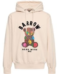 Barrow - Bear Printed Hoodie - Lyst