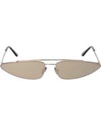 Tom Ford Katzenaugen-sonnenbrille Aus Metall "cam" - Braun