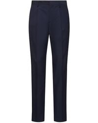 Lardini - Wool & Cotton Pleated Pants - Lyst