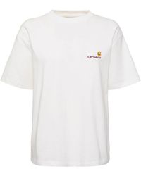 Carhartt - T-shirt Aus Baumwolljersey "american Script" - Lyst