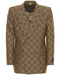 Gucci - Maxi Horsebit Cotton Blend Jacket - Lyst