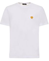 Versace - Medusa Cotton Jersey T-Shirt - Lyst